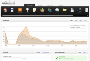6 templates administration site internet - Template back office