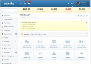 6 templates administration site internet - Template back office
